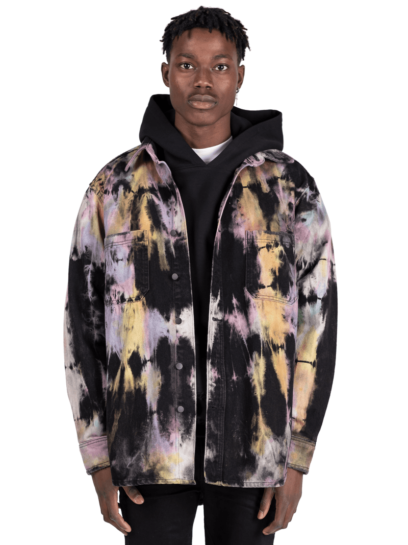 Oversized Tie Dye Shirt - Colour