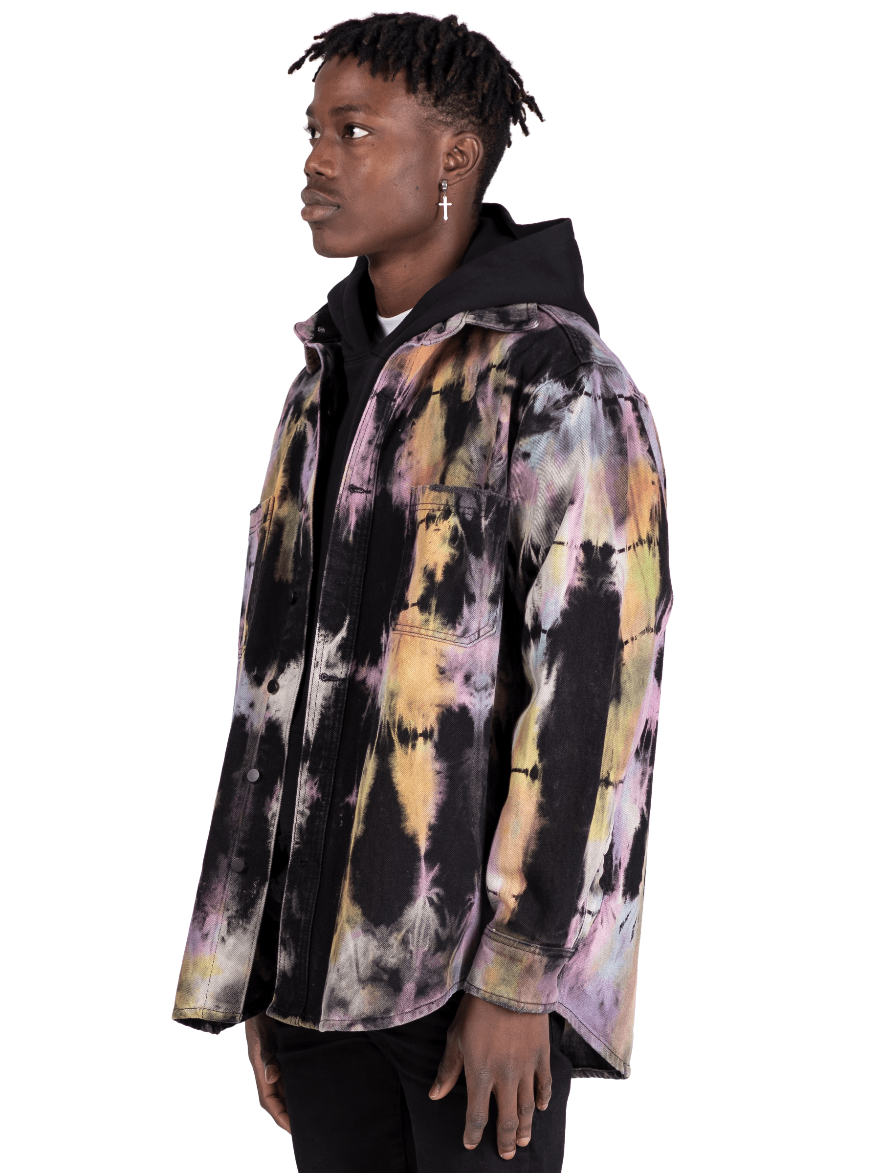 Oversized Tie Dye Shirt - Colour