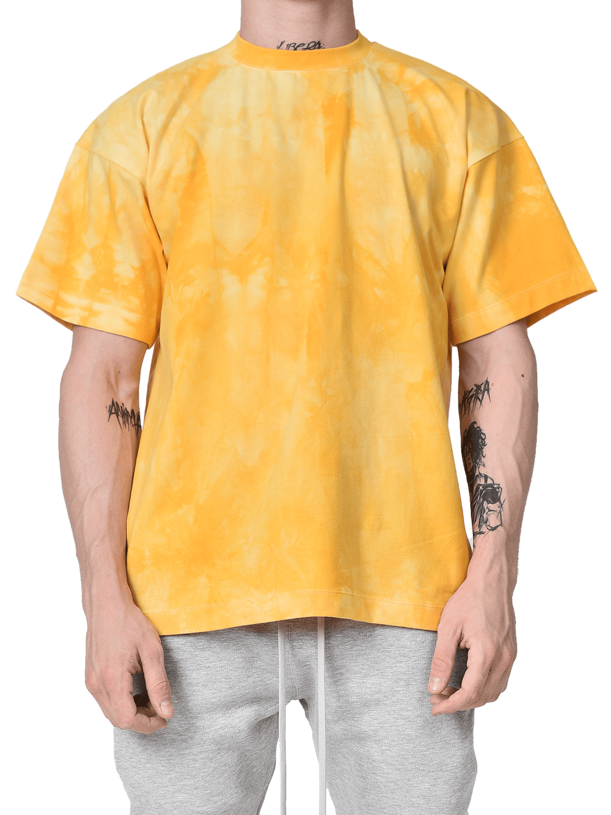 Tie Dye Tee - Yellow