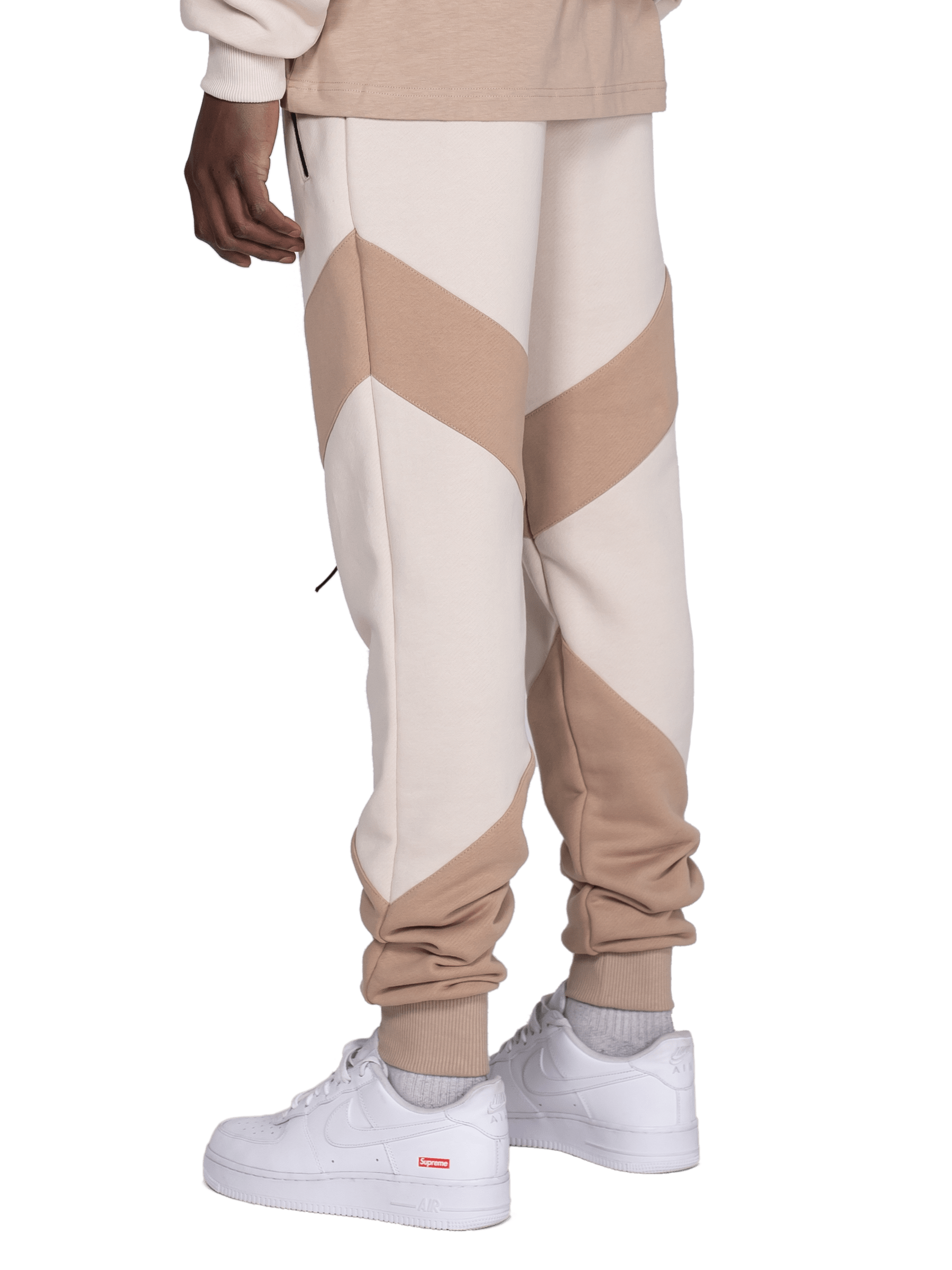 Moto Sweatpants - Sand