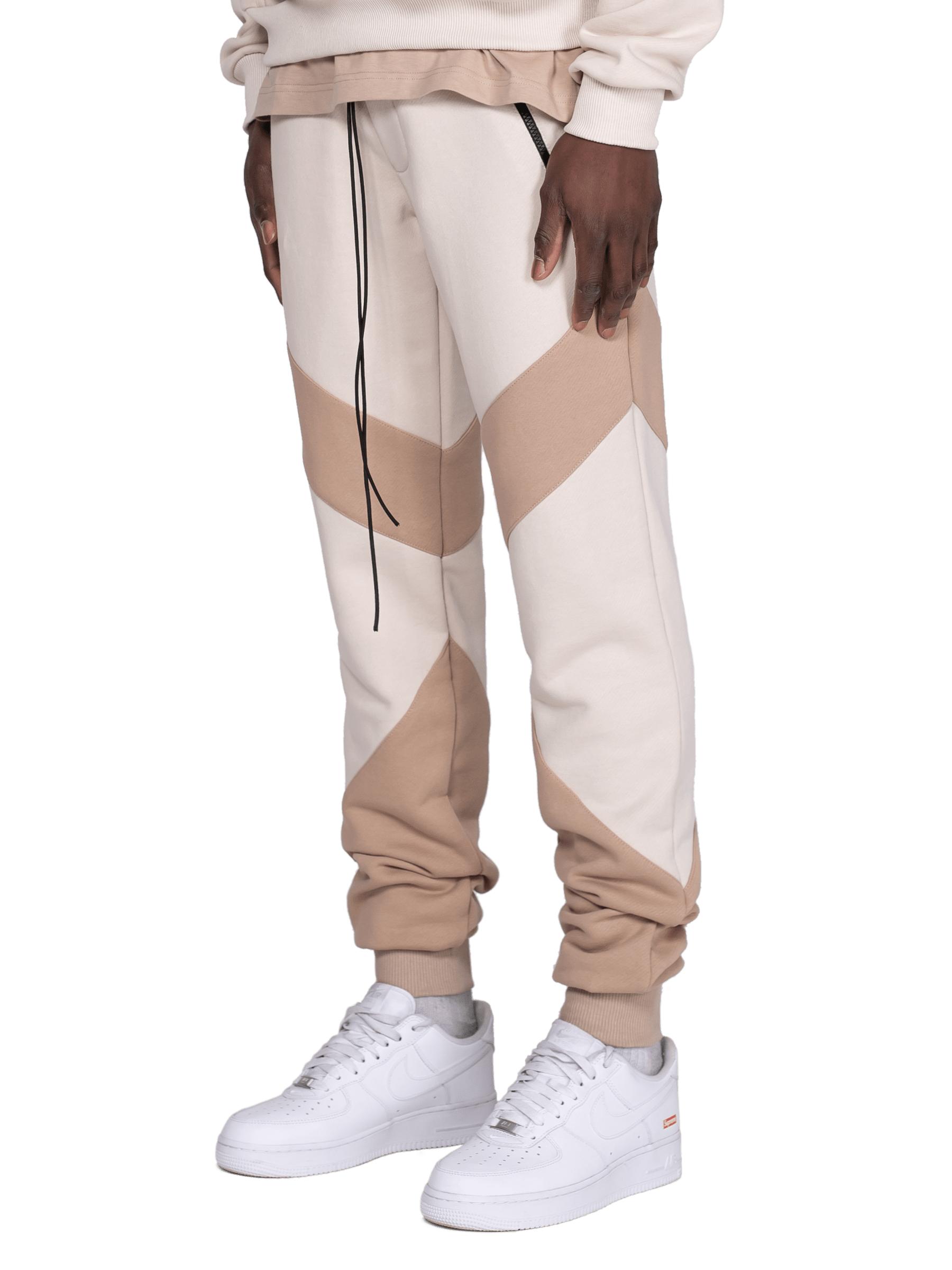 Moto Sweatpants - Sand