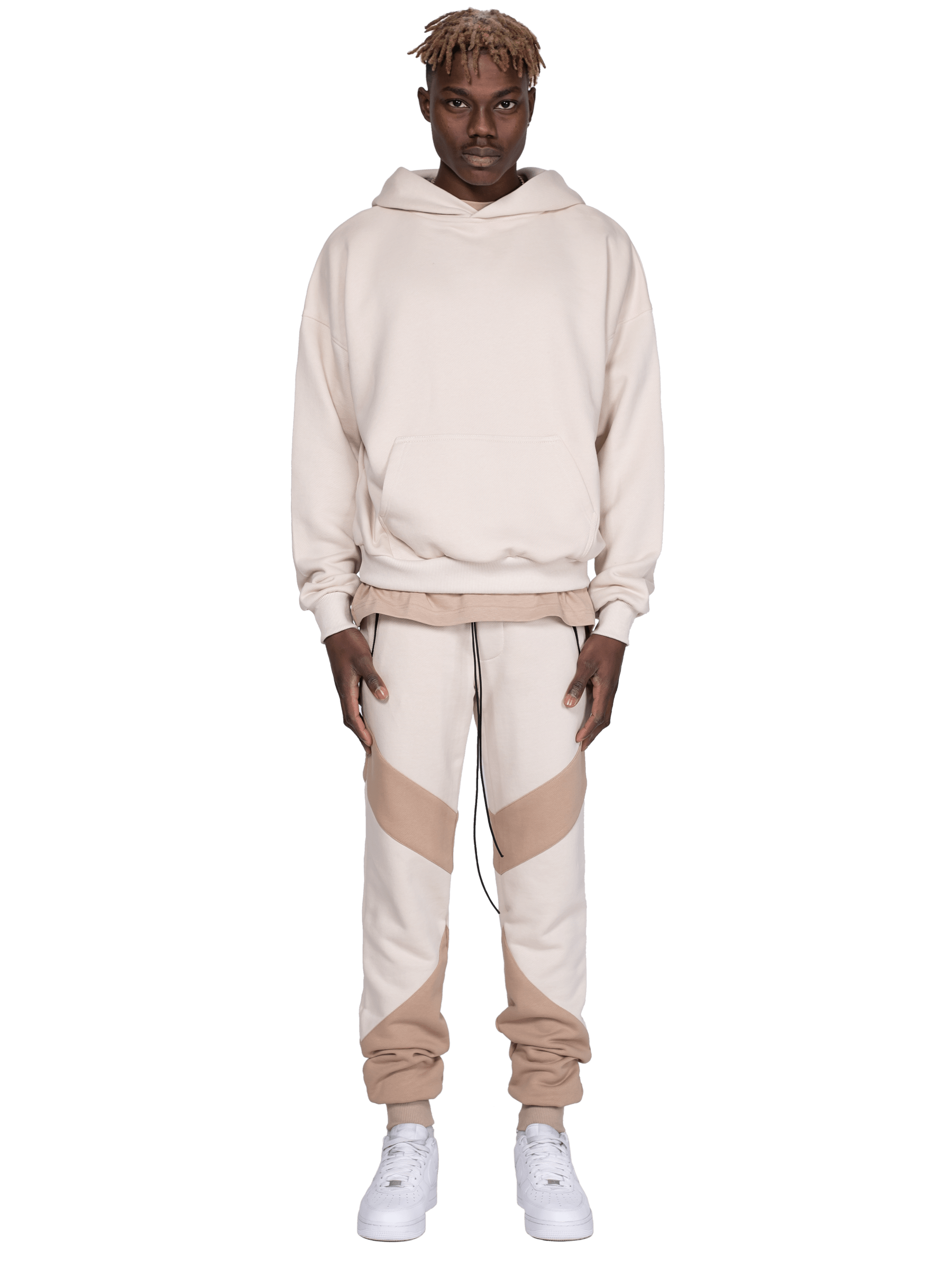 Moto Sweatpants - Sand