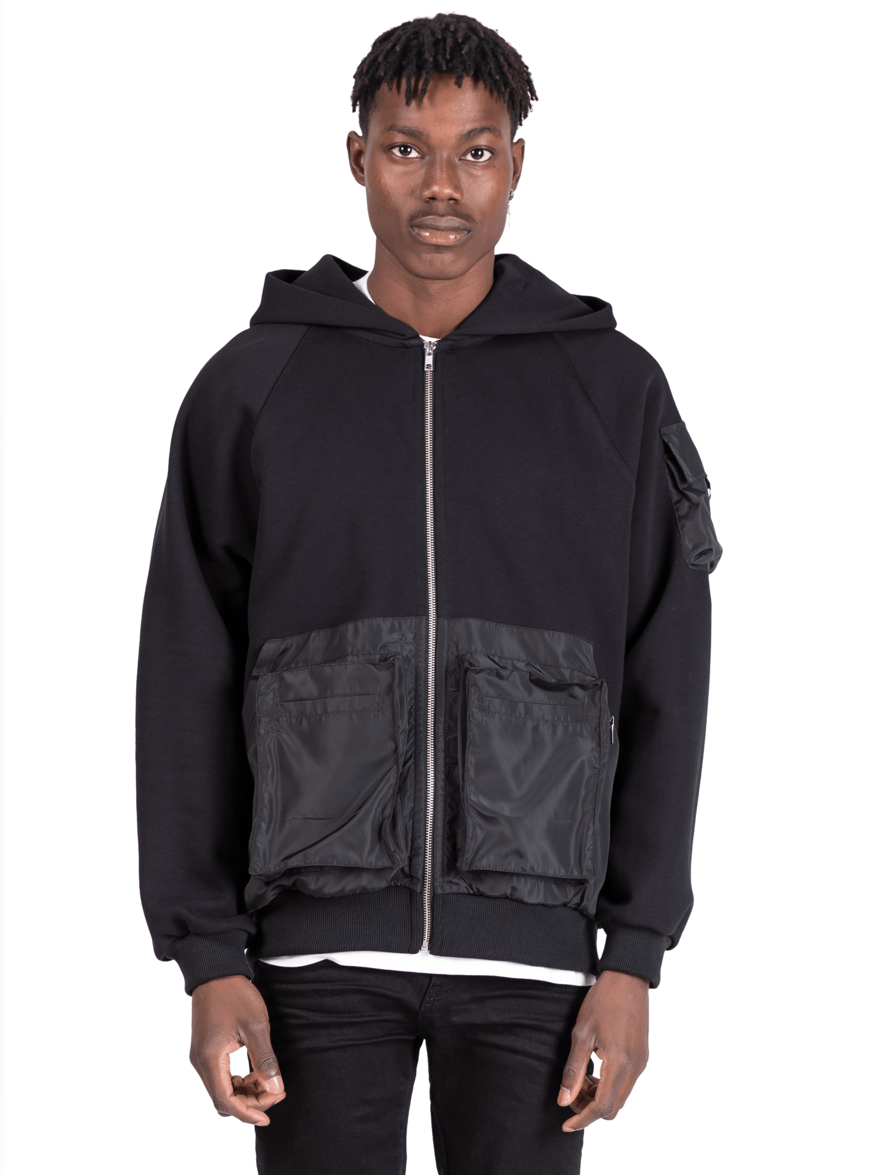 Utility Hoodie - Black