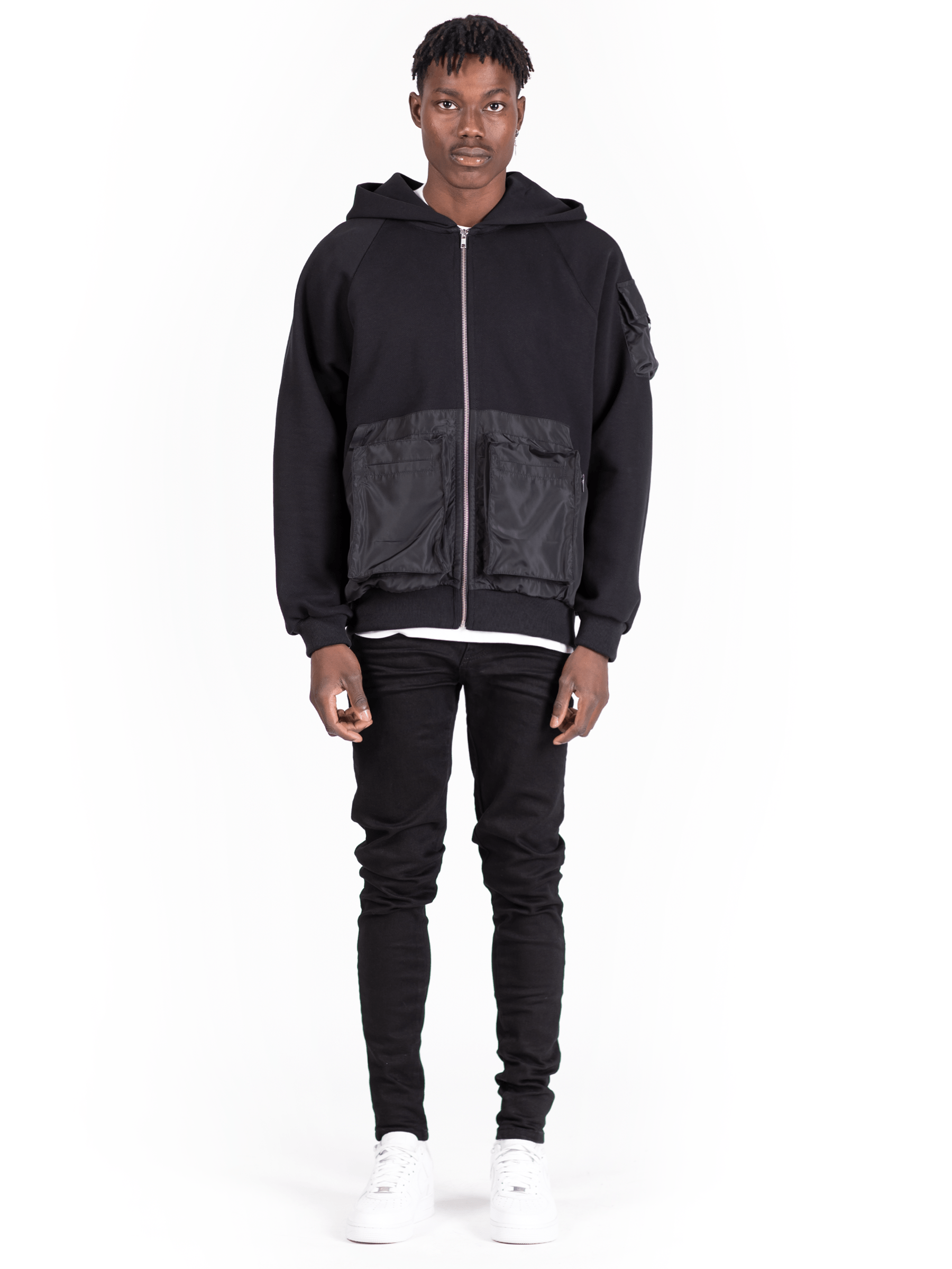 Utility Hoodie - Black