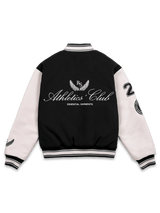 "Statement Piece" Varsity Jacket - Black