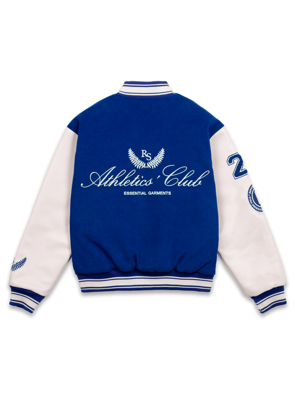"Statement Piece" Varsity Jacket - Royal Blue
