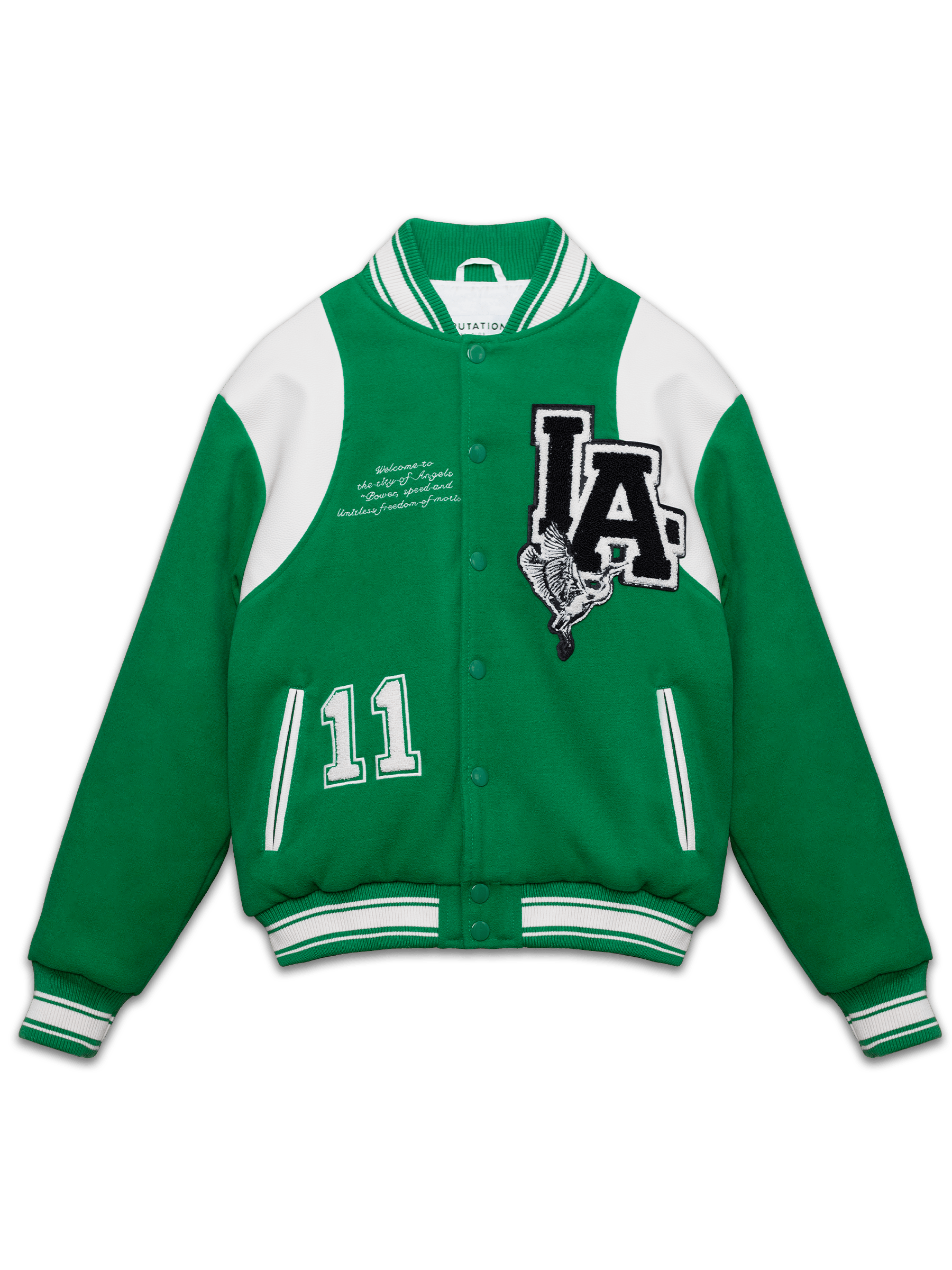 Varsity Jacket - Pine Green