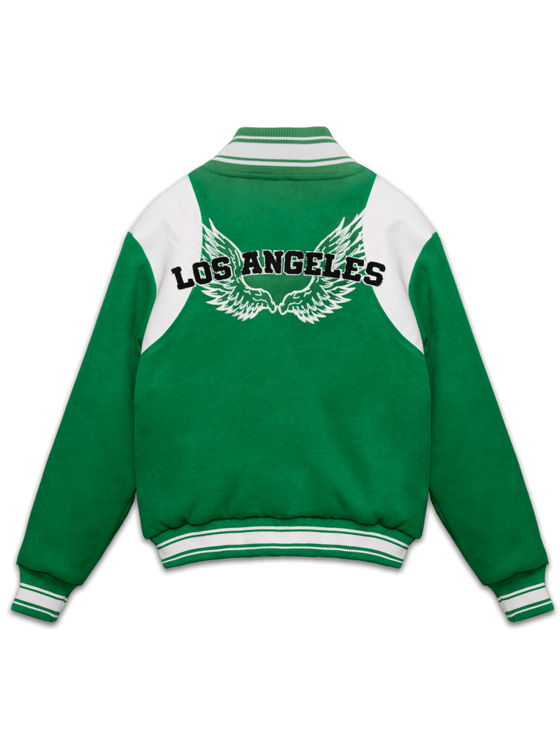 Varsity Jacket - Pine Green