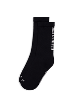 Western Vertical Socks - Black