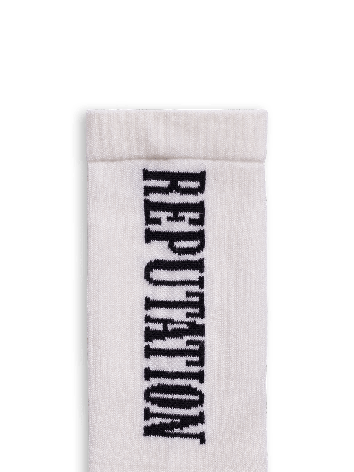 Western Vertical Socks - Off White