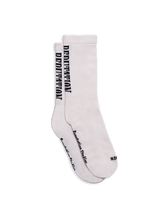 Western Vertical Socks - Off White
